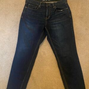 Old Navy Men's Relaxed Athletic Taper Jeans - Dark Blue